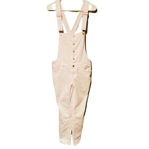 Gianni Bini White Denim Overalls  Size Medium